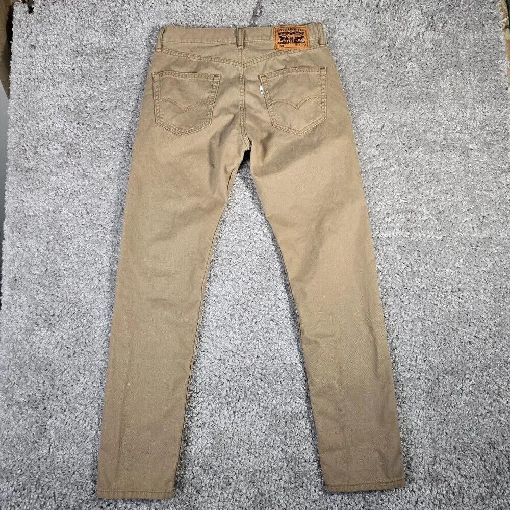 Levi's Mens 508 Slim Straight Chino Pants Size 30x32 (Fits 30x30) Minimal Casual - Picture 8 of 14